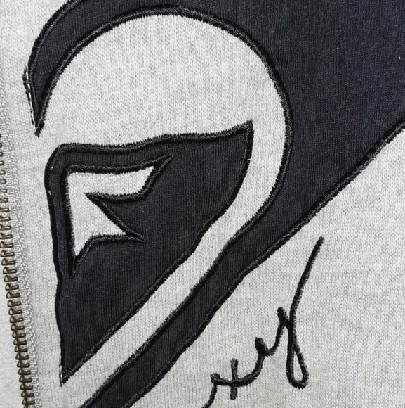 Roxy - Grey Zip Up Hoodie - Picture 5 of 8